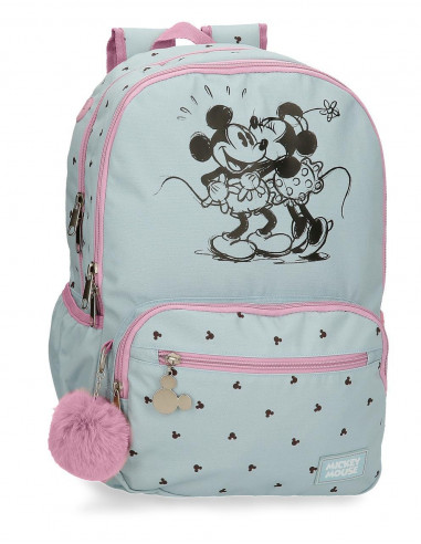 3792721 BACKPACK 44CM 2C. MICKEY Y MINNIE KISSES